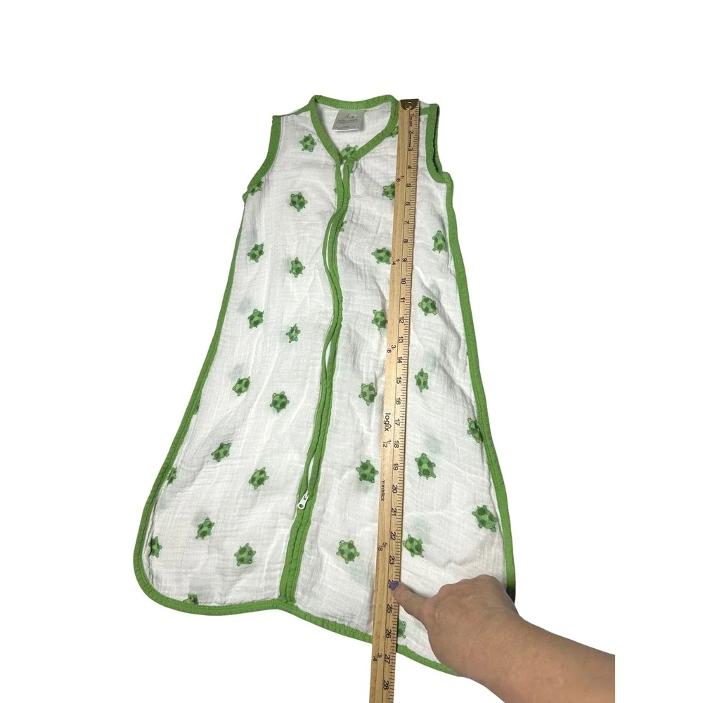 aden + anais Classic Muslin Sleep Sack Turtle Print 0-6M Small Wearable Blanket